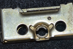 Schlage latch post holes